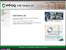 Tablet Screenshot of lre-elektro.no